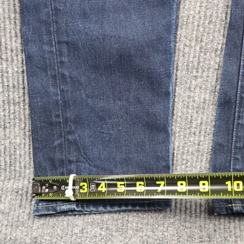 Polo Ralph Lauren 018 Slim Straight NY Jeans Mens 30x30 Dark Wash Blue RL Logo